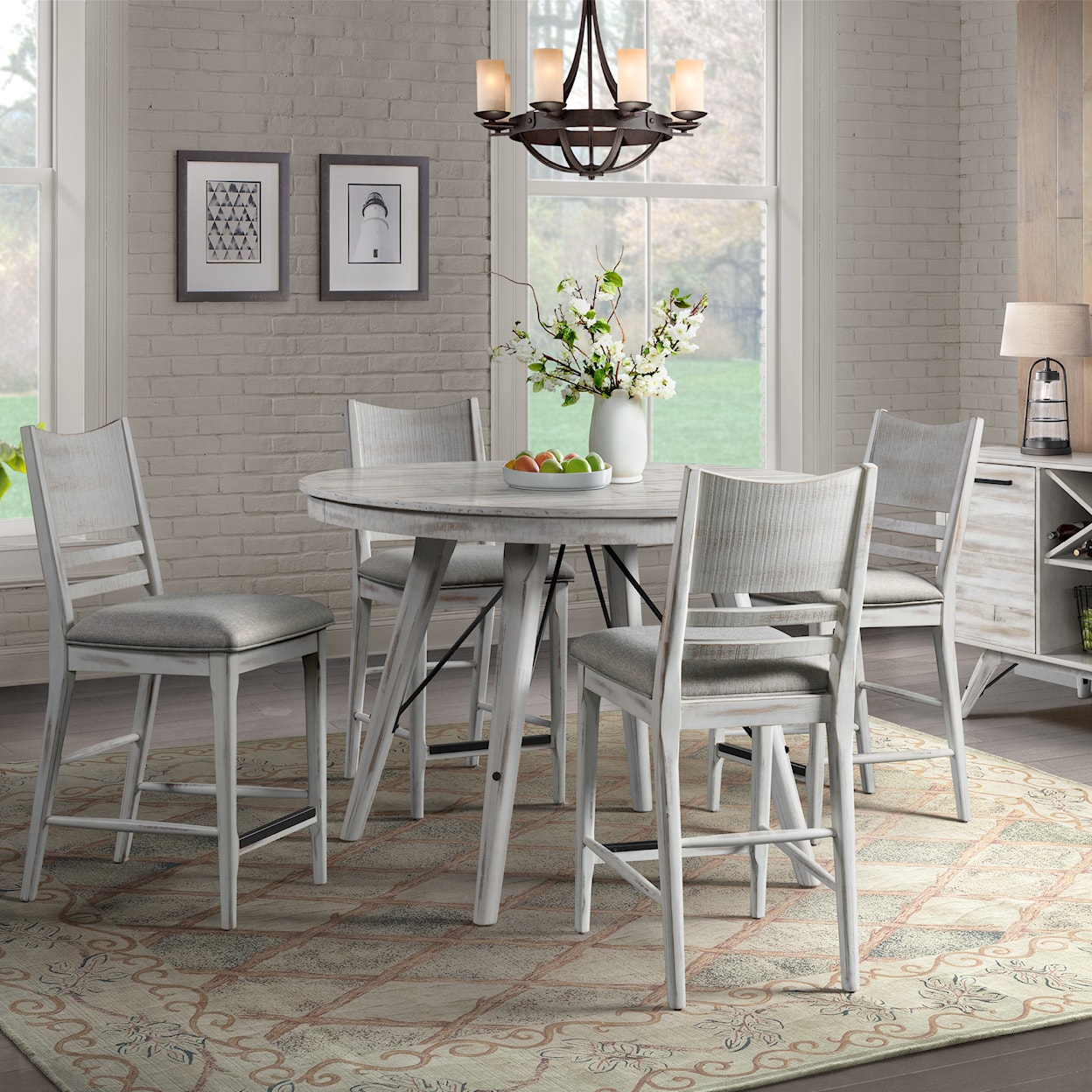 Intercon Modern Rustic Table and Chair Set