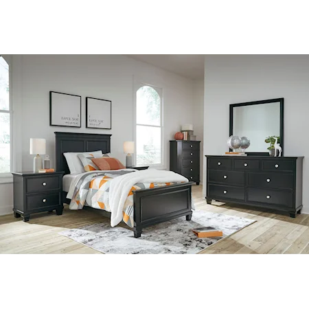 Casual 5-Piece Queen Bedroom Set