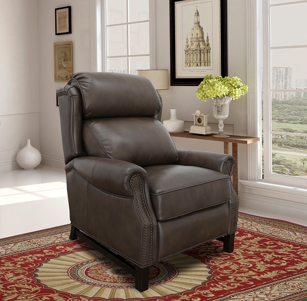 High Leg Push Back Recliner