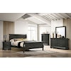 Furniture of America Louis Philippe Twin Bed, Gray