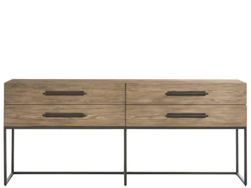 Boulder Metal Base Console