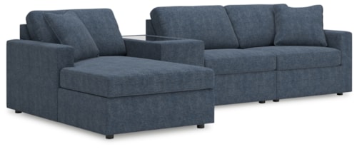 4-Piece Sectional With Chaise