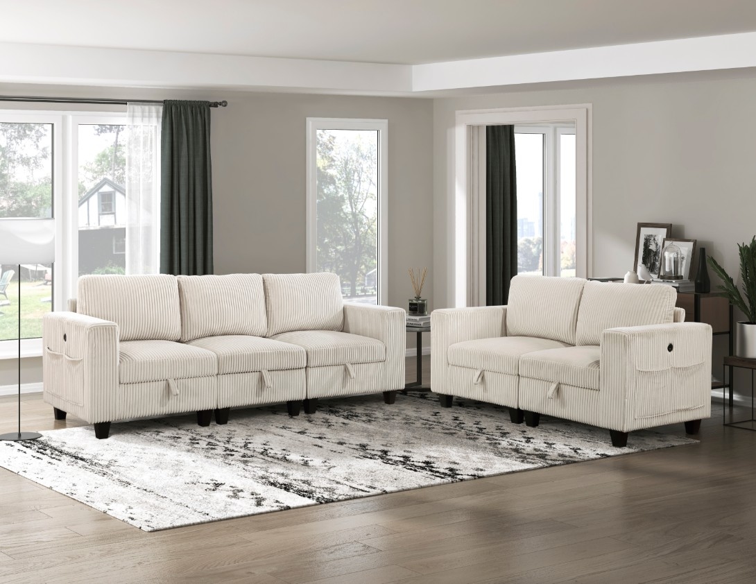 Homelegance Walterboro Storage Loveseat