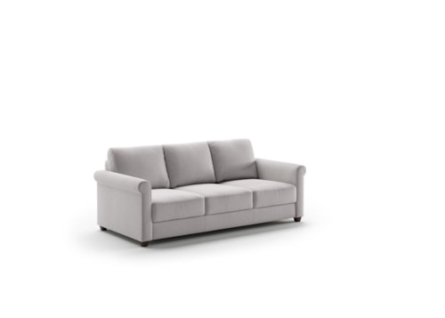 Transitional Full Sofa Sleeper with Rolled Arms