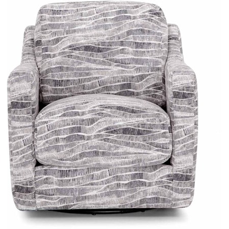 Contemporary Swivel Accent Chair