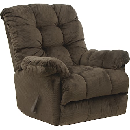 Chaise Rocker Recliner with Deluxe Heat & Massage