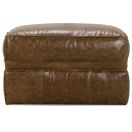 Leather Ottoman