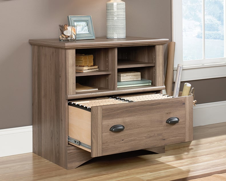Sauder Harbor View One-Drawer Lateral File Cabinet