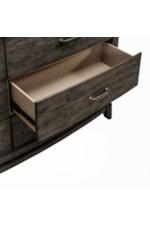 Liberty Furniture Avalon Transitional 6-Drawer Dresser with Felt-lined Top Drawers