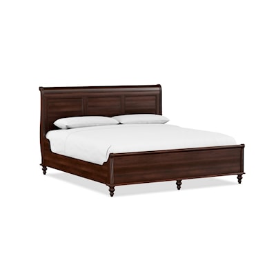Durham Savile Row King Sleigh Bed with Low Footboard