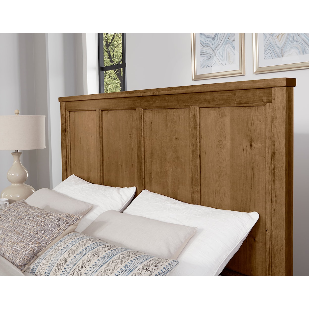 Artisan & Post Crafted Cherry King Six Panel Bed