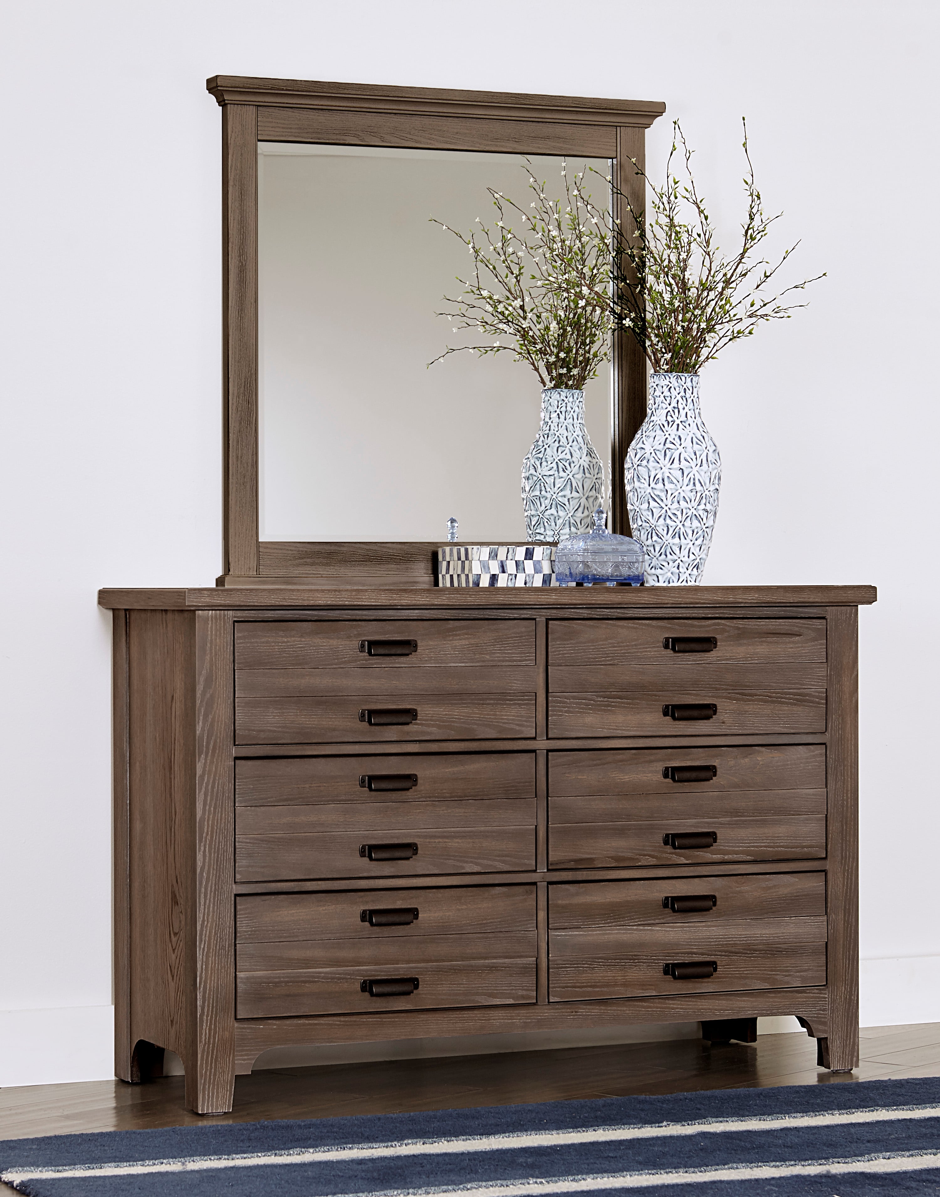 Laurel Mercantile Co. Bungalow Landscape Beveled Mirror