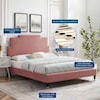 Modway Lindsey Twin Platform Bed