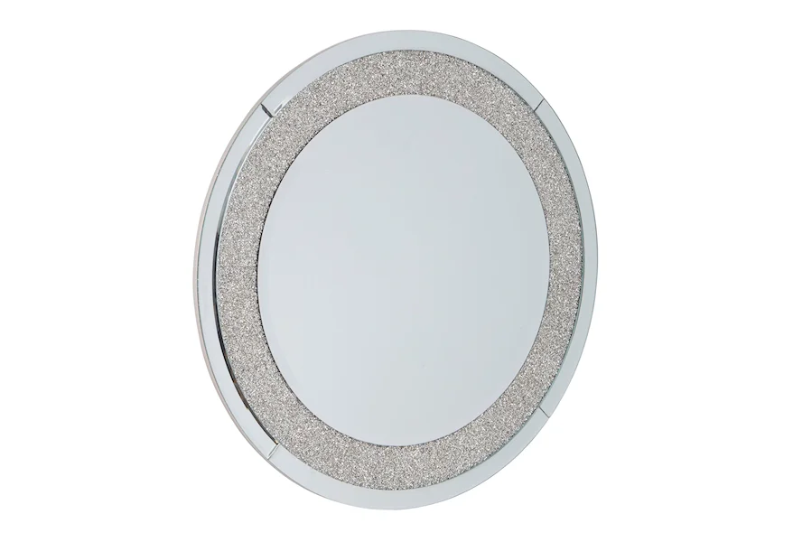 Accent Mirrors Kingsleigh Round Accent Mirror by Signature Design by Ashley at A1 Furniture & Mattress