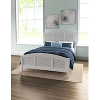 Farmhouse King Bed with Arched Headboard