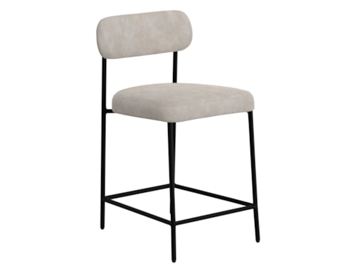Transitional Upholstered 24" Barstool
