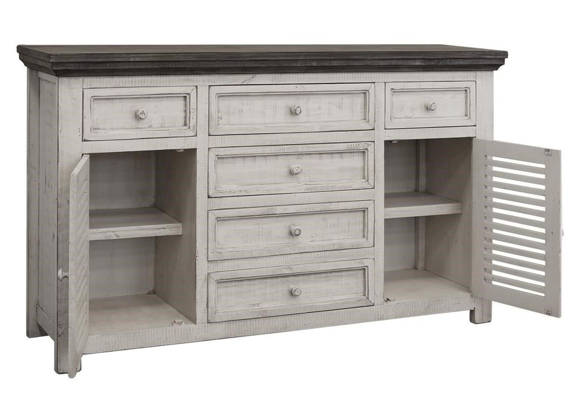 International Furniture Direct Stone 2-Door Buffet