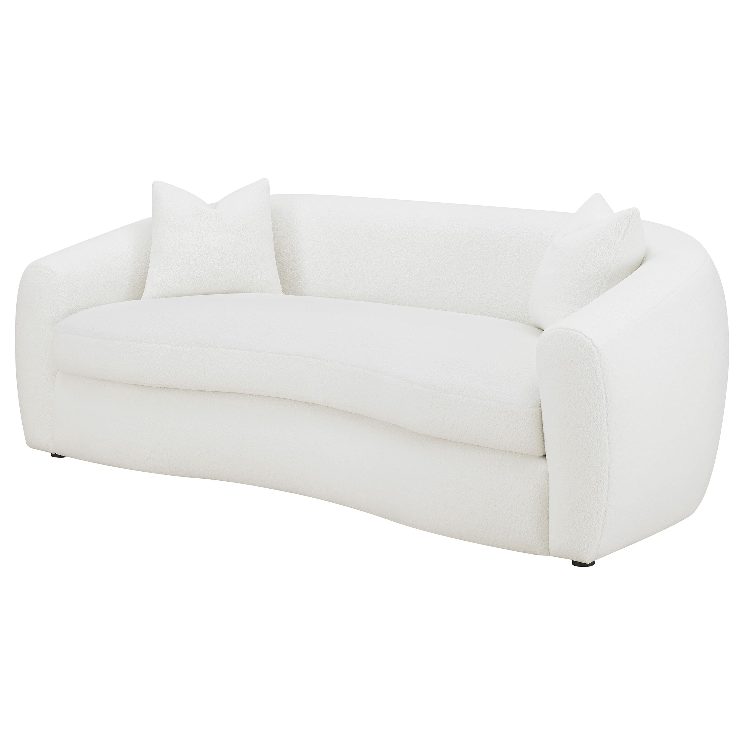 Coaster Isabella Isabella Faux Sheepskin Sofa