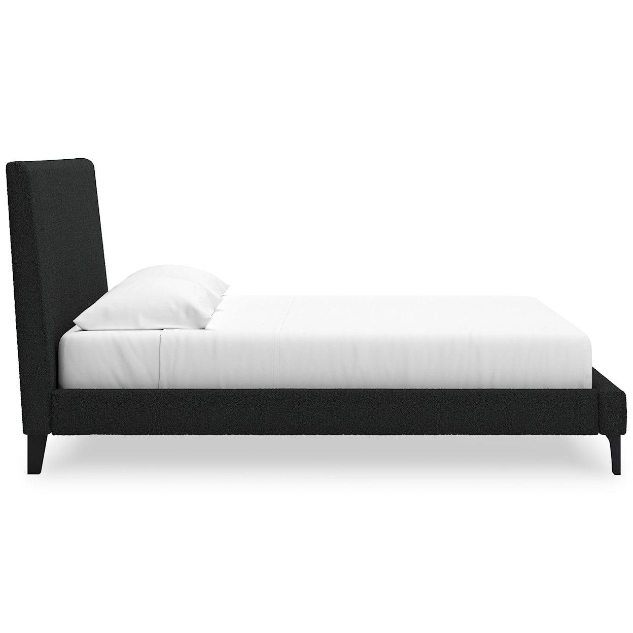Signature Design by Ashley Cadmori King Upholstered Bed With Roll Slats