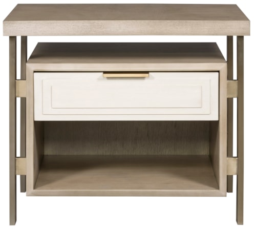 Bowers Lamp Table with Shelf