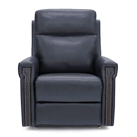 Transitional Power Lift Recliner with Heated Seat and Footrest