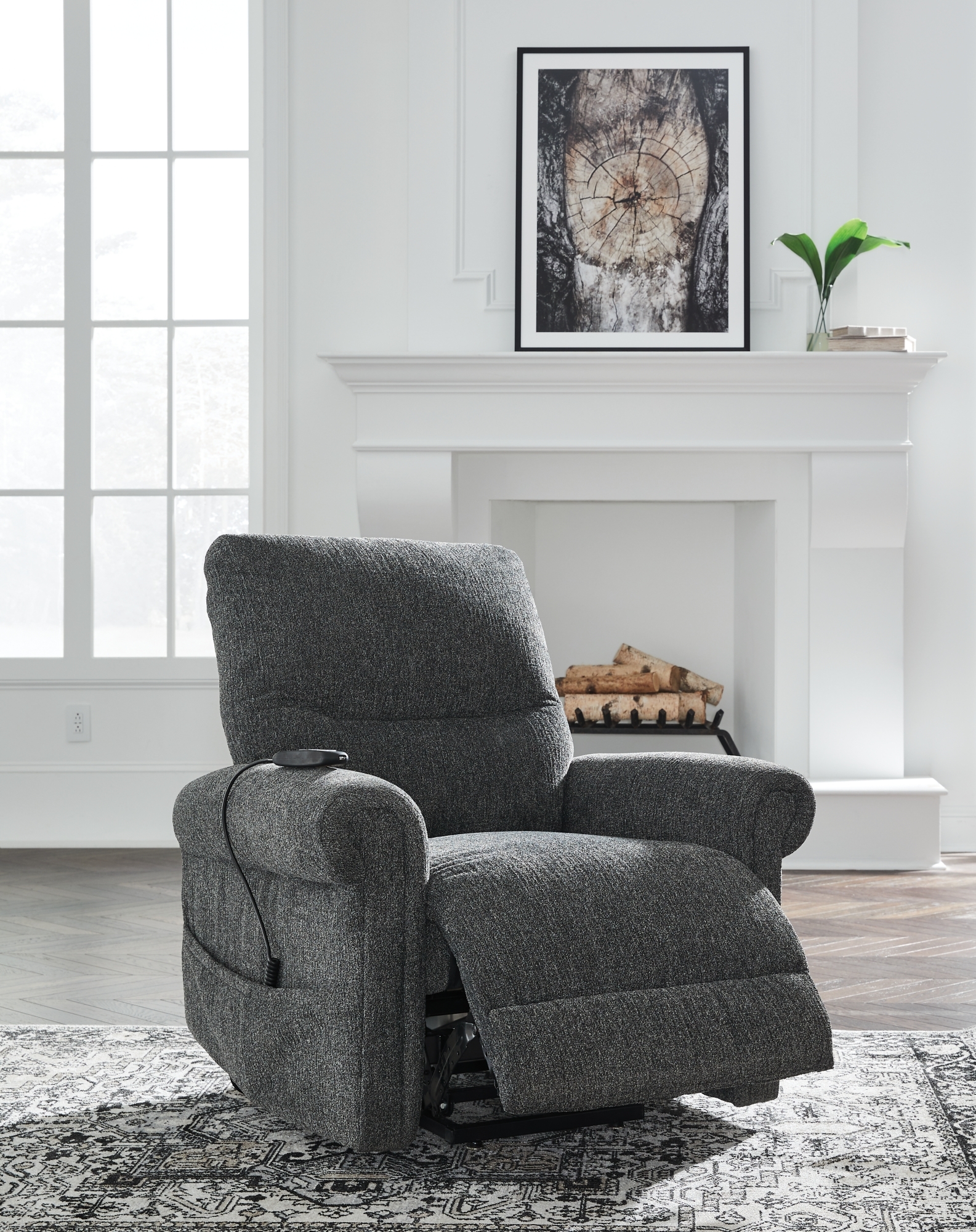Signature Design by Ashley Aureta Power Lift Recliner