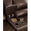 Signature Alessandro Power Reclining Loveseat with Console