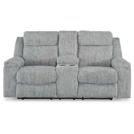 Dbl Rec Loveseat W/Console