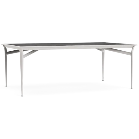 80" Rectangular Glass-Top Dining Table