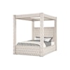CM ANNABELLE Queen Canopy Bed - Ivory