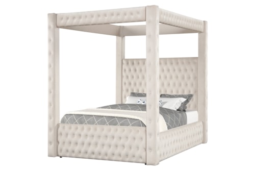 Glam Queen Canopy Bed
