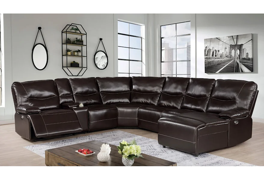Alayna Power Sectional at Household Furniture