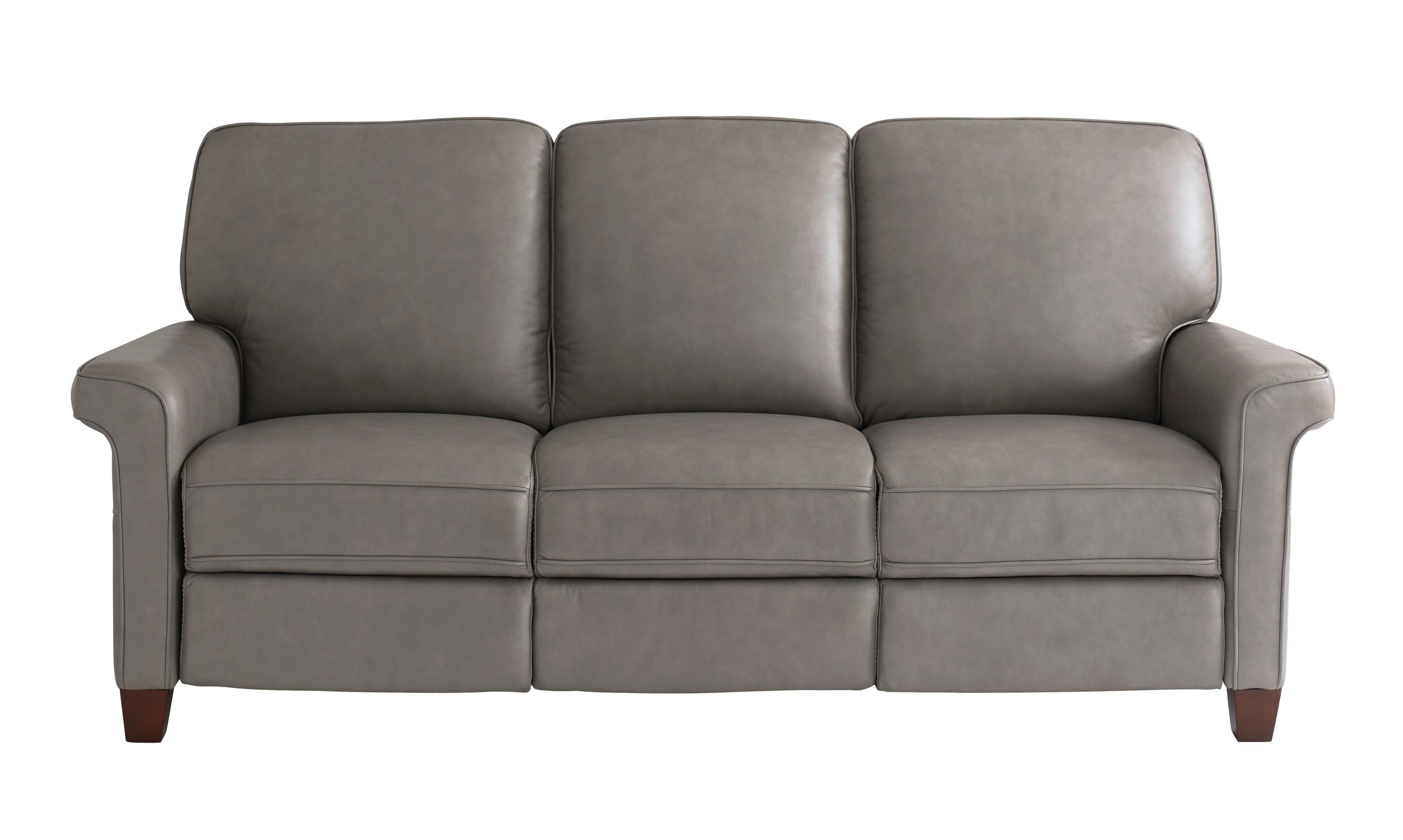 Bassett Club Level Dixon 3744P62G Transitional Power Reclining Sofa