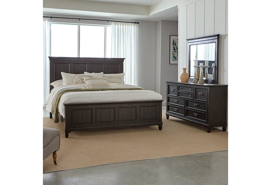 Allyson Park Queen Panel Bed, Dresser & Mirror by Liberty Furniture at Schewels Home