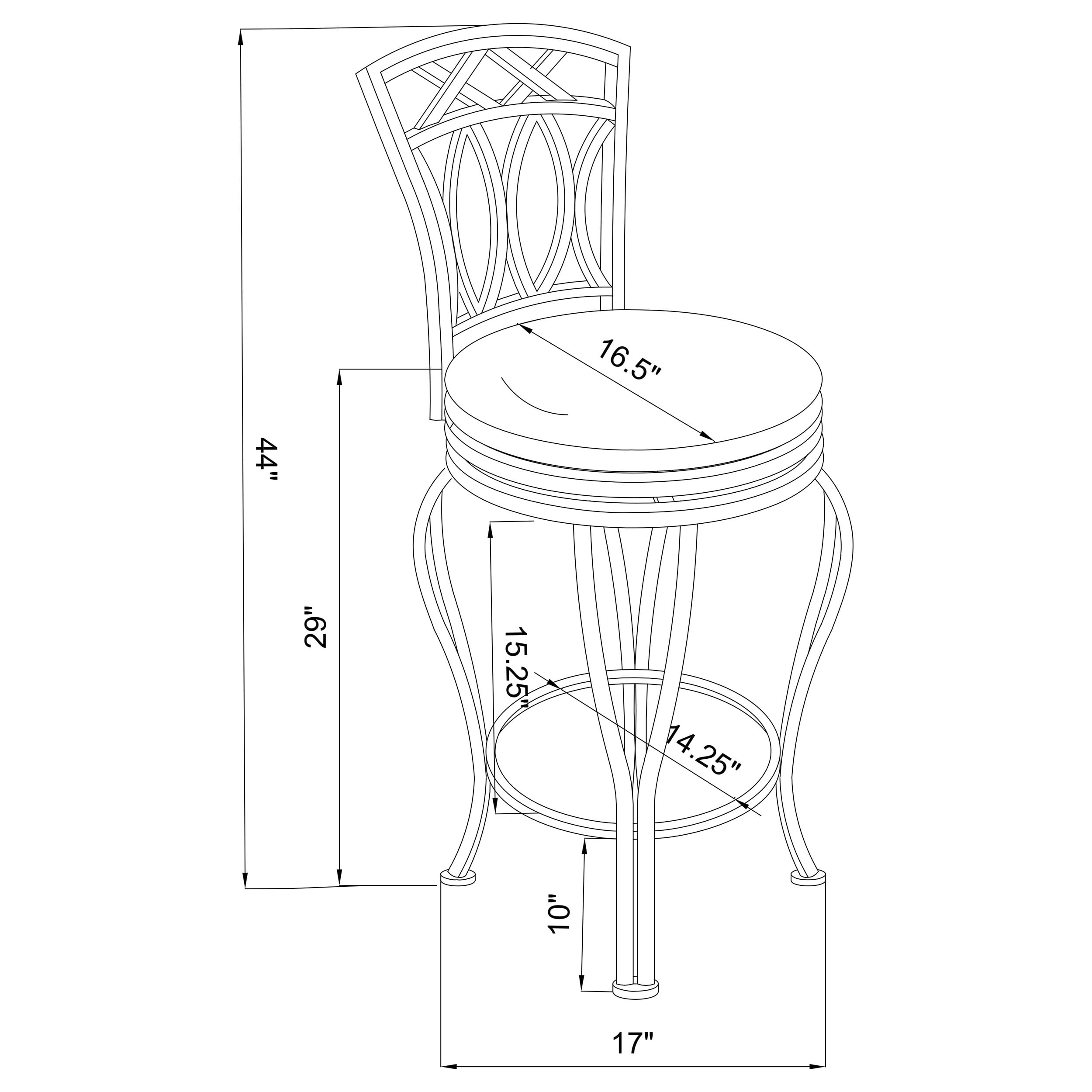 Adamsville Swivel Bar Stool
