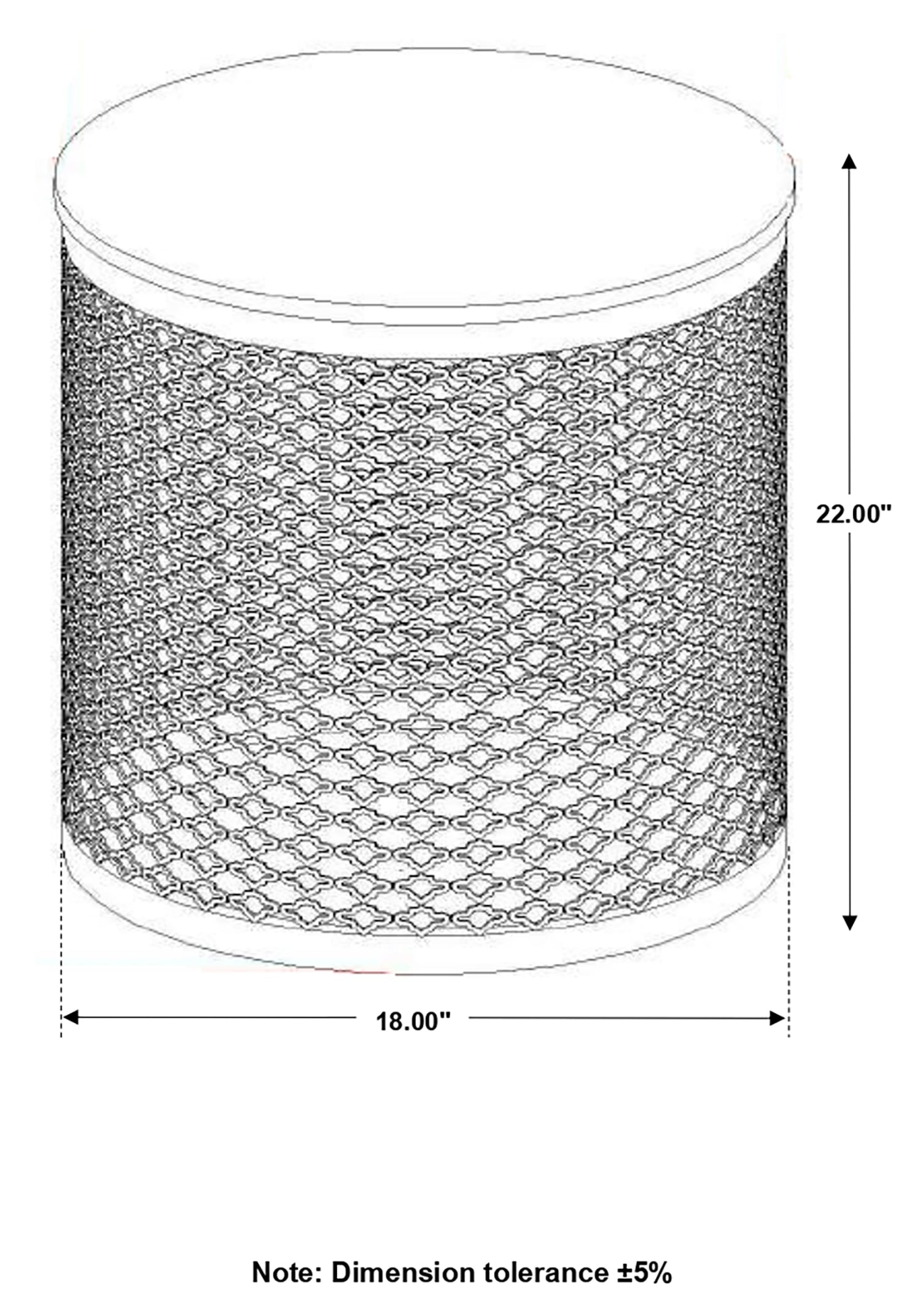 Coaster Aurora Aurora Drum Base Accent Side Table and