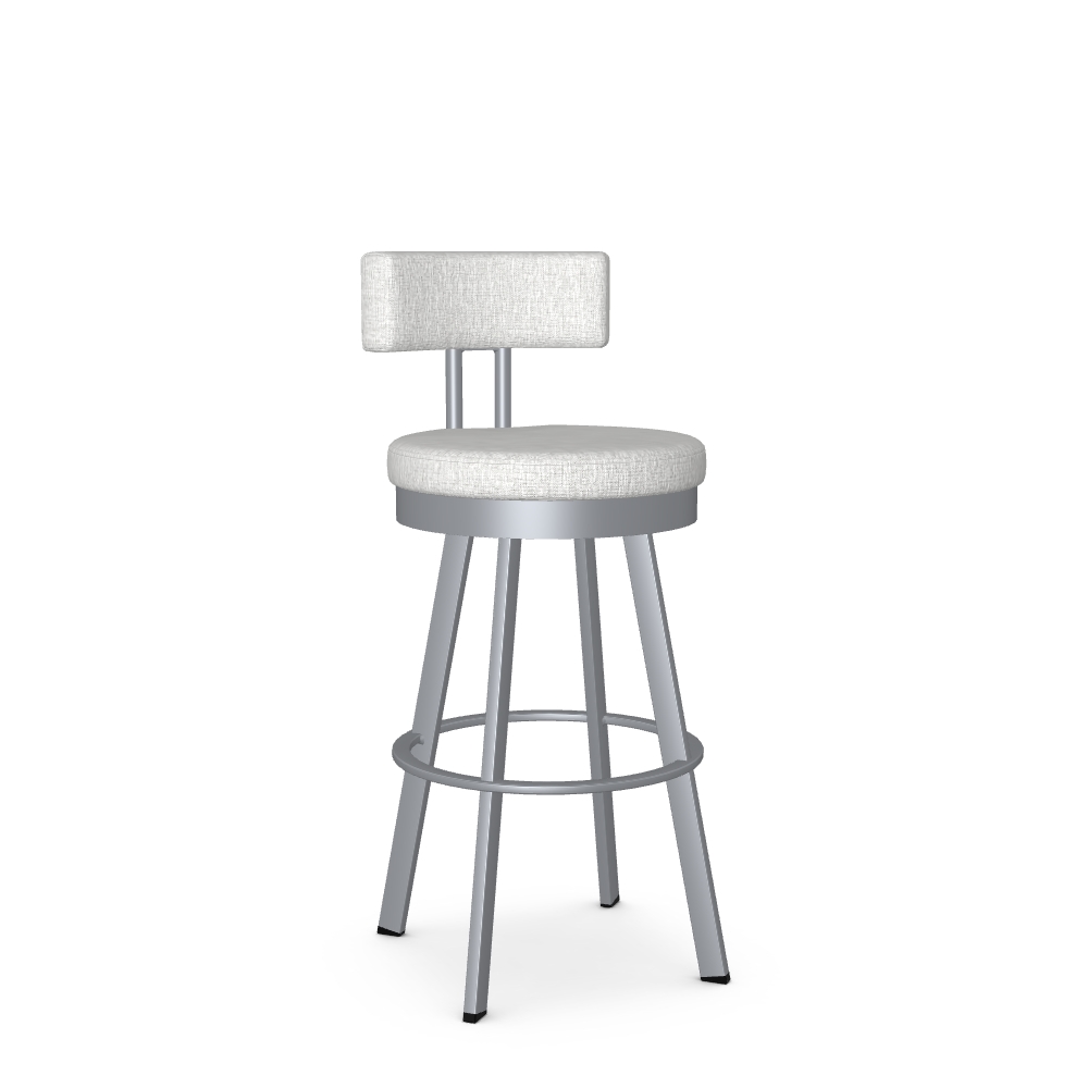 30" Upholstered Swivel Bar Stool