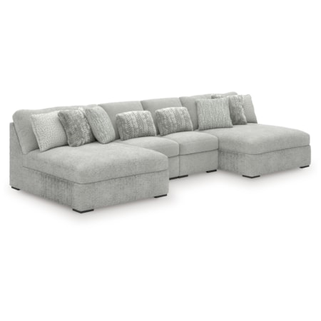 4-Piece Sectional With Chaise
