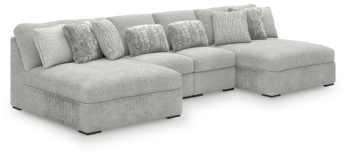 4-Piece Sectional With Chaise