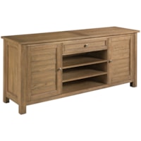 Transitional Rectangular 2-Door 72" Media Console