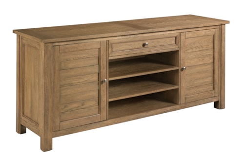 Transitional Rectangular 2-Door 72" Media Console