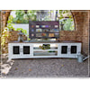 International Furniture Direct Pueblo 93" 4-Door TV Stand