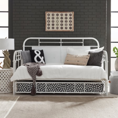 Twin Metal Daybed with Trundle