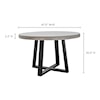 Moe's Home Collection Vault Vault Dining Table White