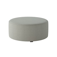 Round Cocktail Ottoman