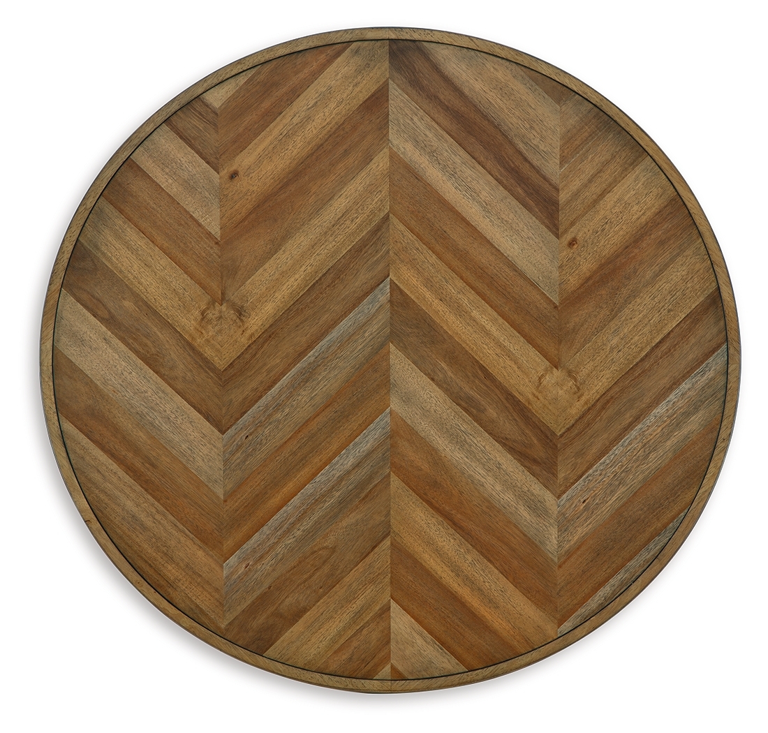 Signature Design by Ashley Blondon Round Drm Table Set (5/Cn)