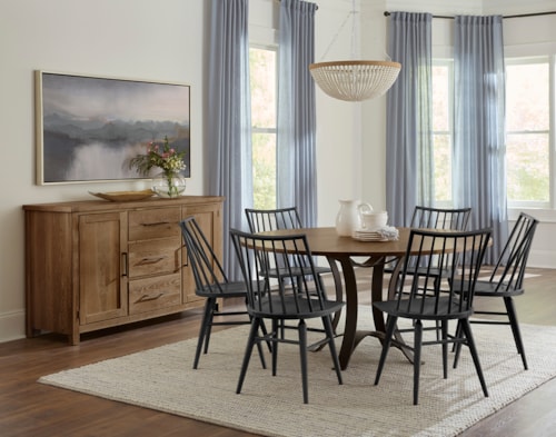 Rustic 8-Piece Dining Set