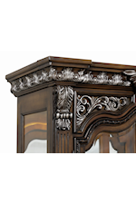 Furniture of America Promenade Traditional Curio Cabinet with Built-in Lighting