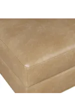 Jofran Ruston Transitional 3-Seat Banquette with Tapered Legs