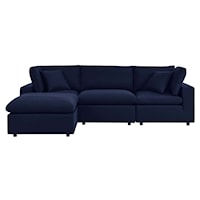 Outdoor 4-Piece Sectional Sofa